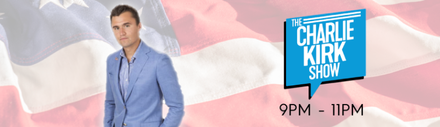 Charlie Kirk banner