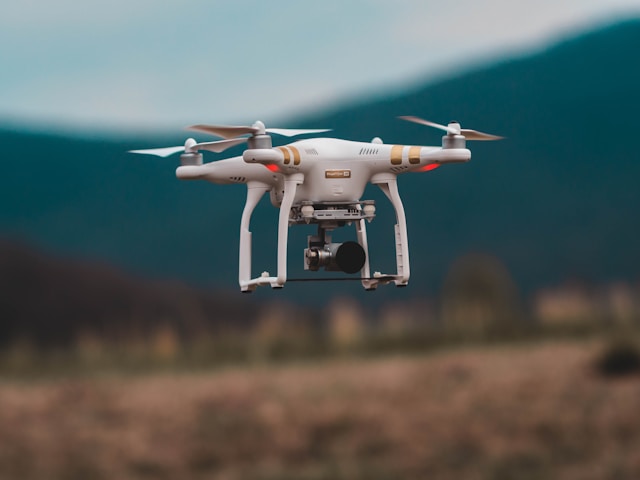 A flying drone